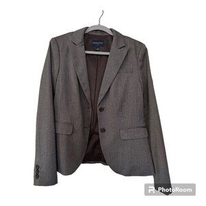 Banana Republic Women's blazer jacket - size 12 - brow/grey